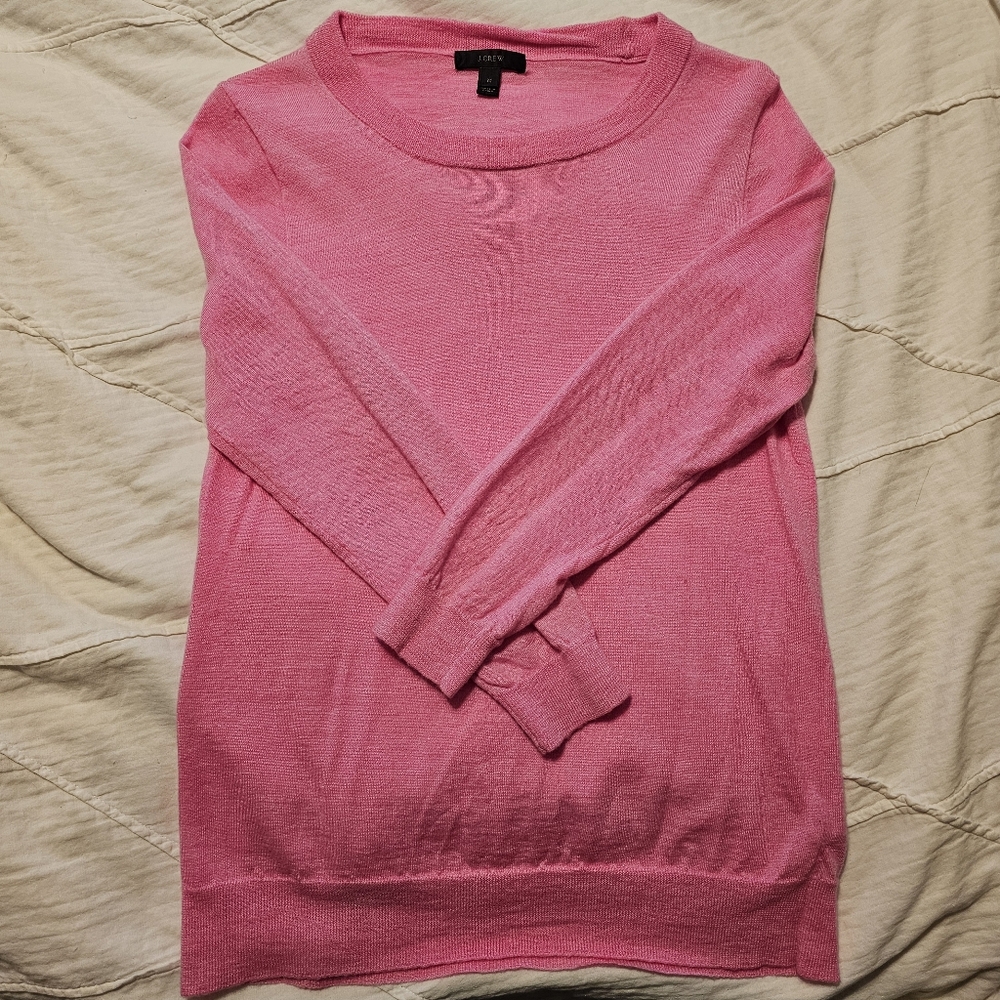 Pink Merino Wool Sweater